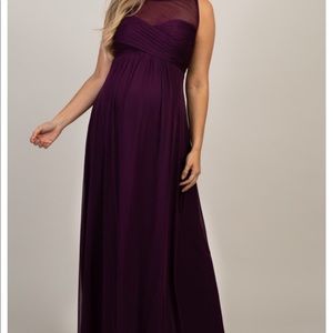 Maternity evening gown, Pinkblush, worn once